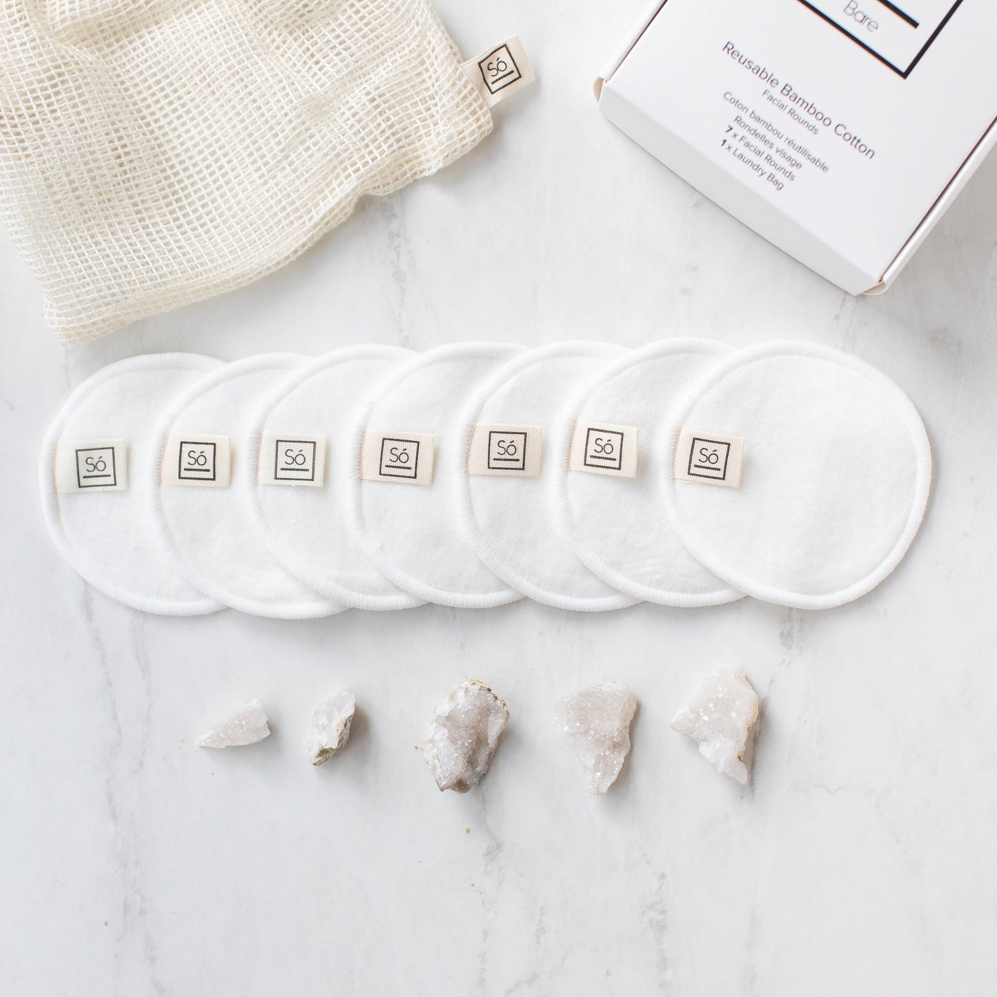 Reusable Bamboo Cotton Facial Rounds
