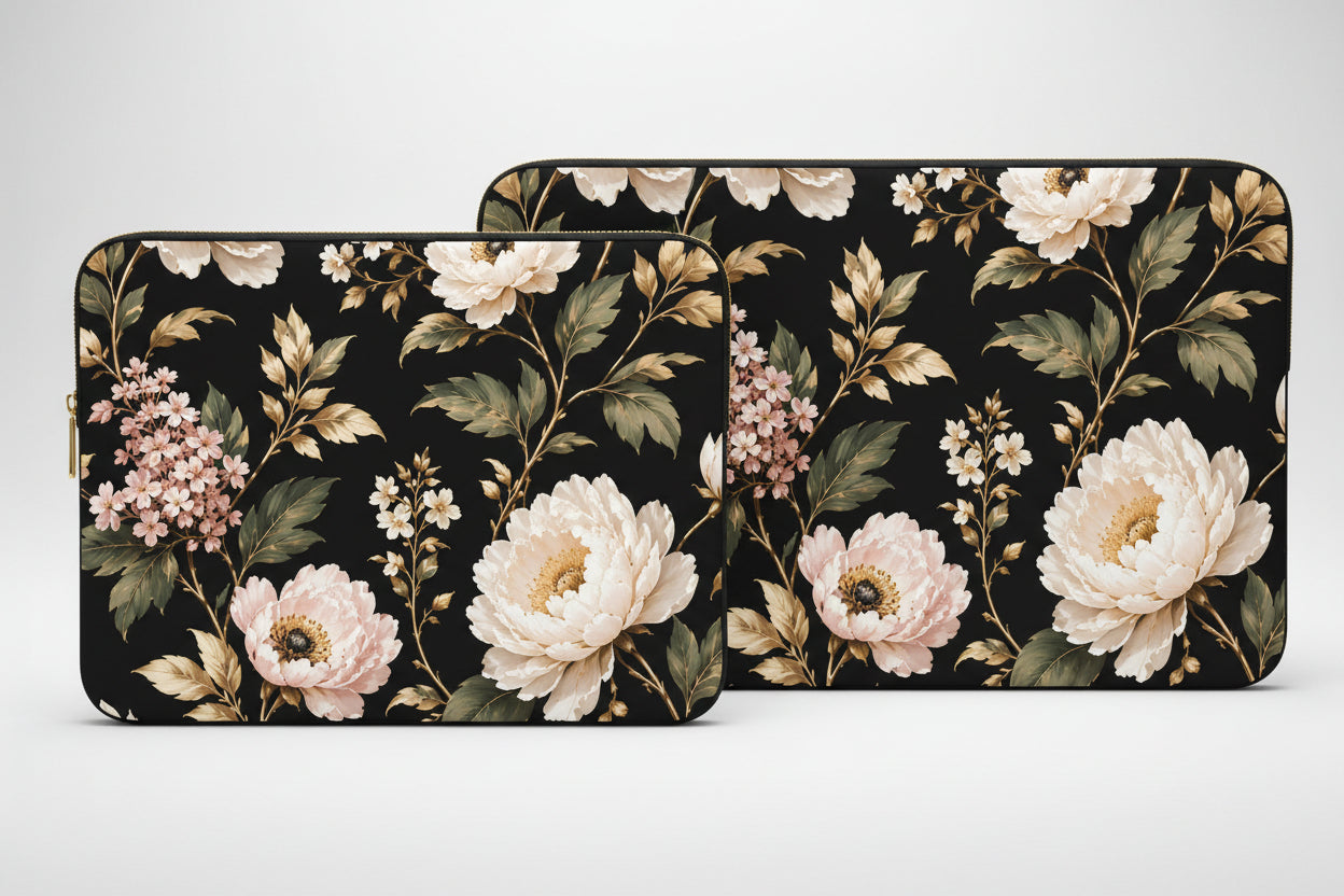 Bespoke Bambina | Peony Princess | Protective Laptop Sleeve