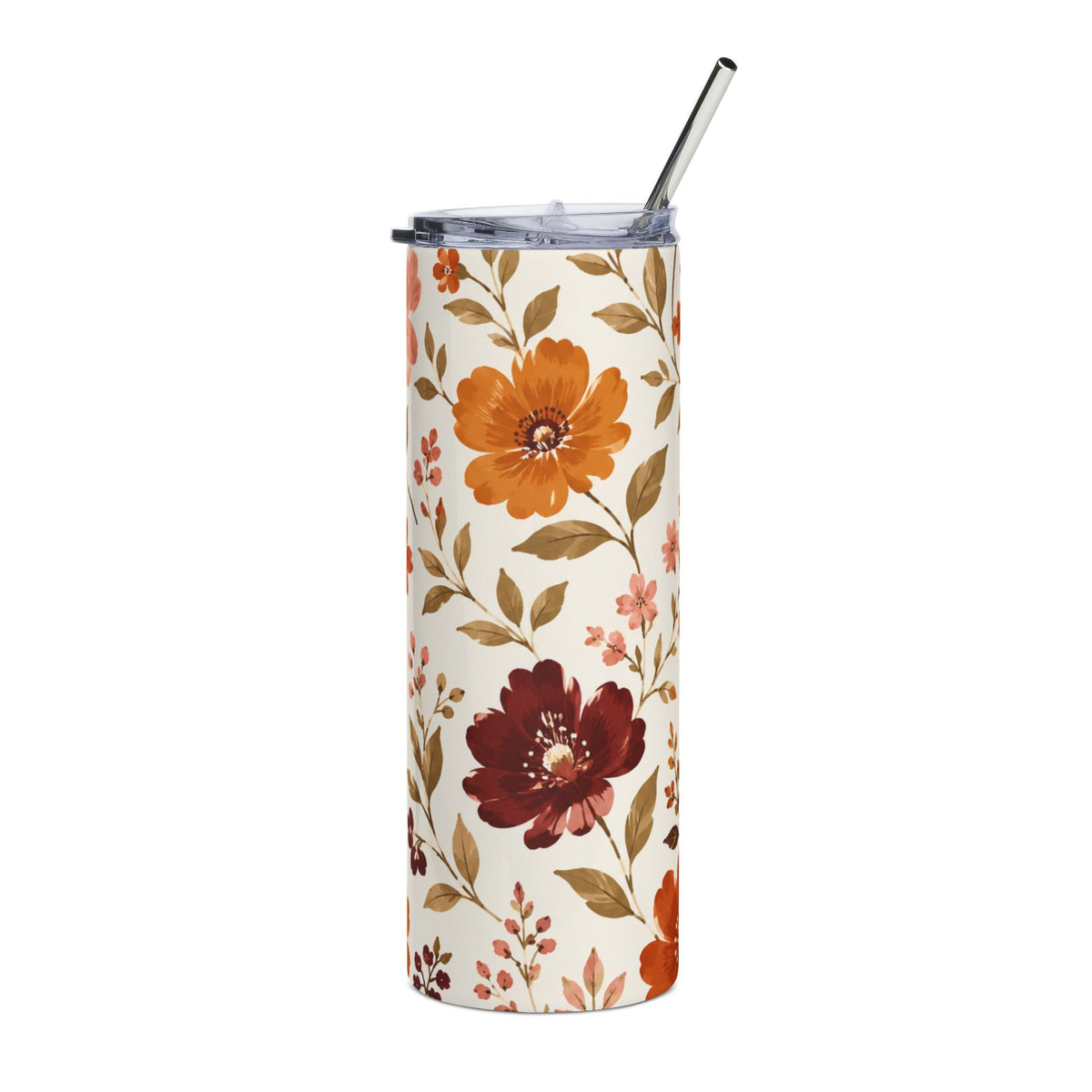 Stainless Steel Tumbler, 20oz | Fall Bloom