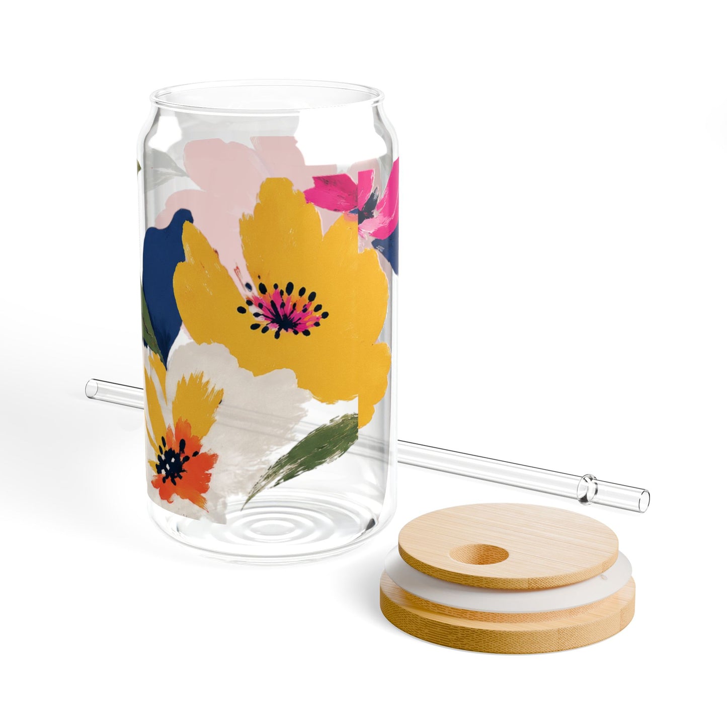 Wildflower Weave | Sipper Glass, 16oz