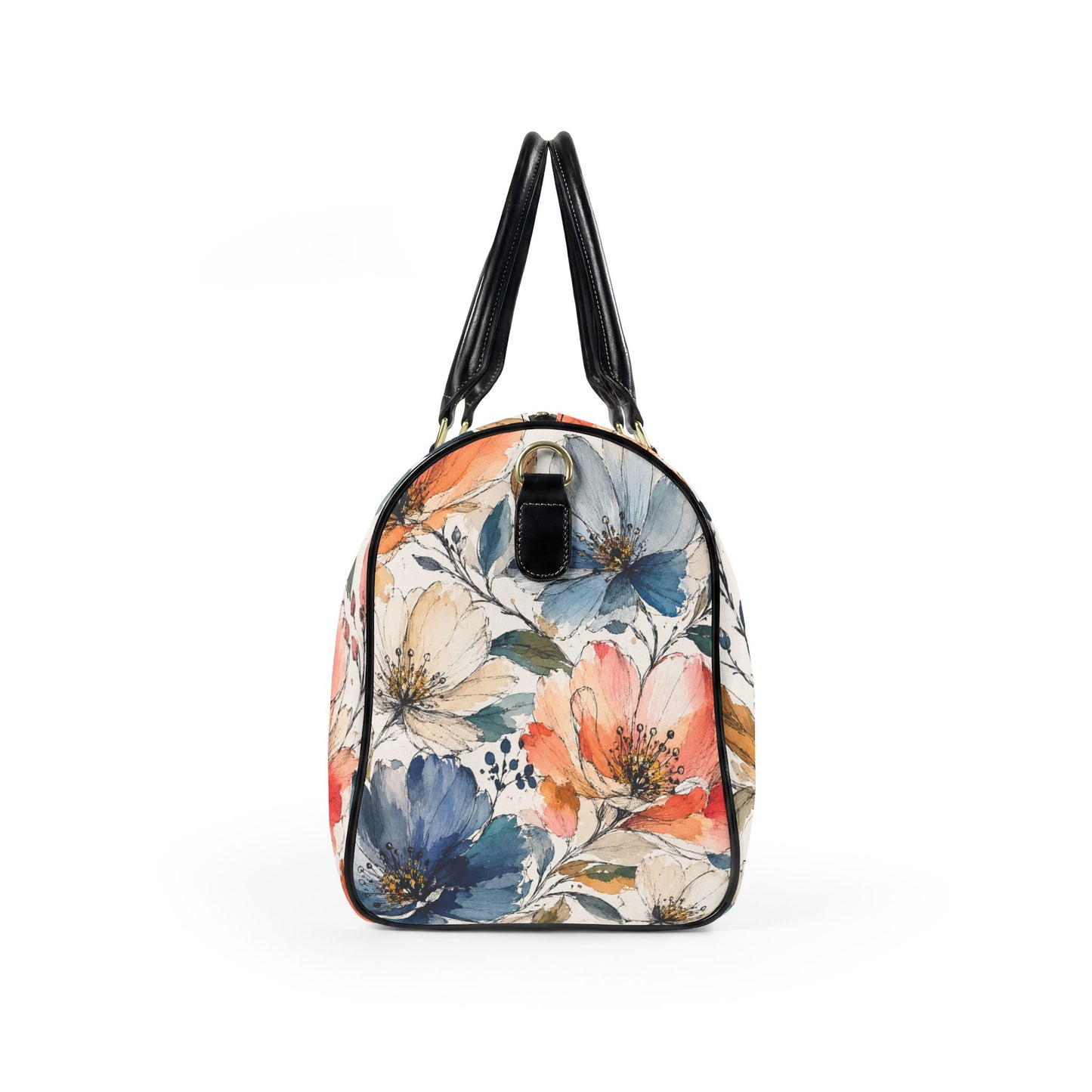 Bespoke Bambina | Botanical Hues | Faux Leather Travel Bag