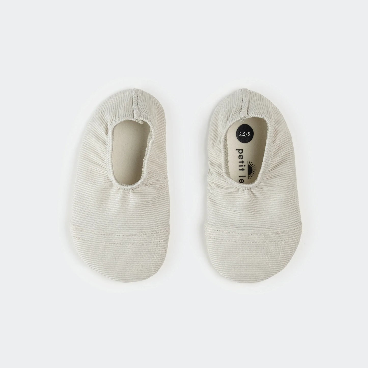 Swim Slippers | Light Grey | Petit Lem