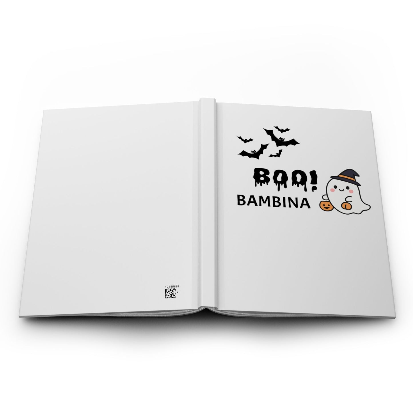 Halloween Ghost | Hardcover Journal | The Bespoke Bambina