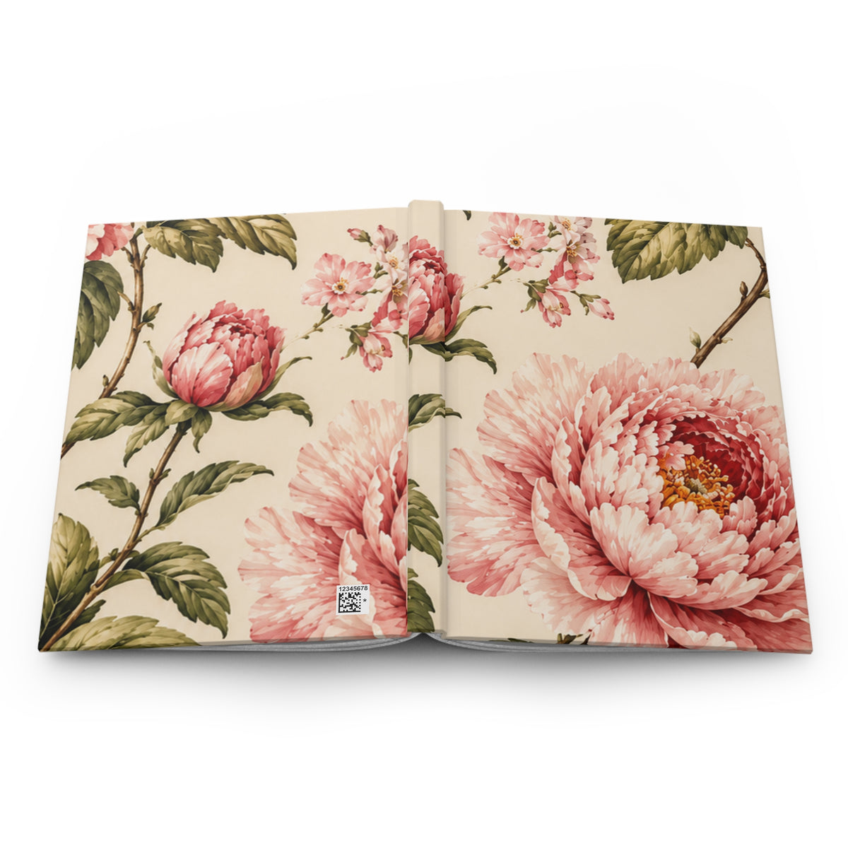 The Bespoke Bambina | Pink Peony | Hardcover Journal