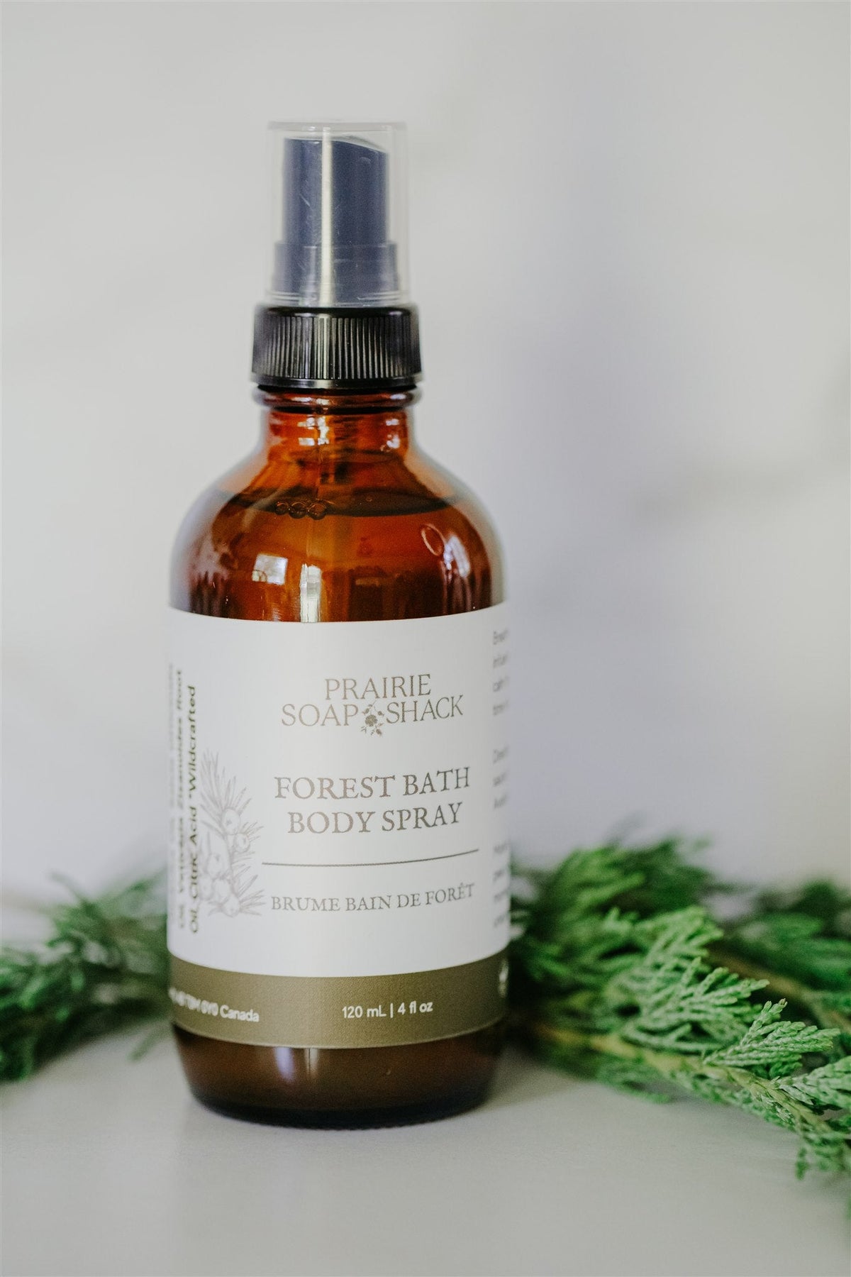 Prairie Soap Shack | Forest Bath Body Spray with Juniper, Cedar and Eucalyptus