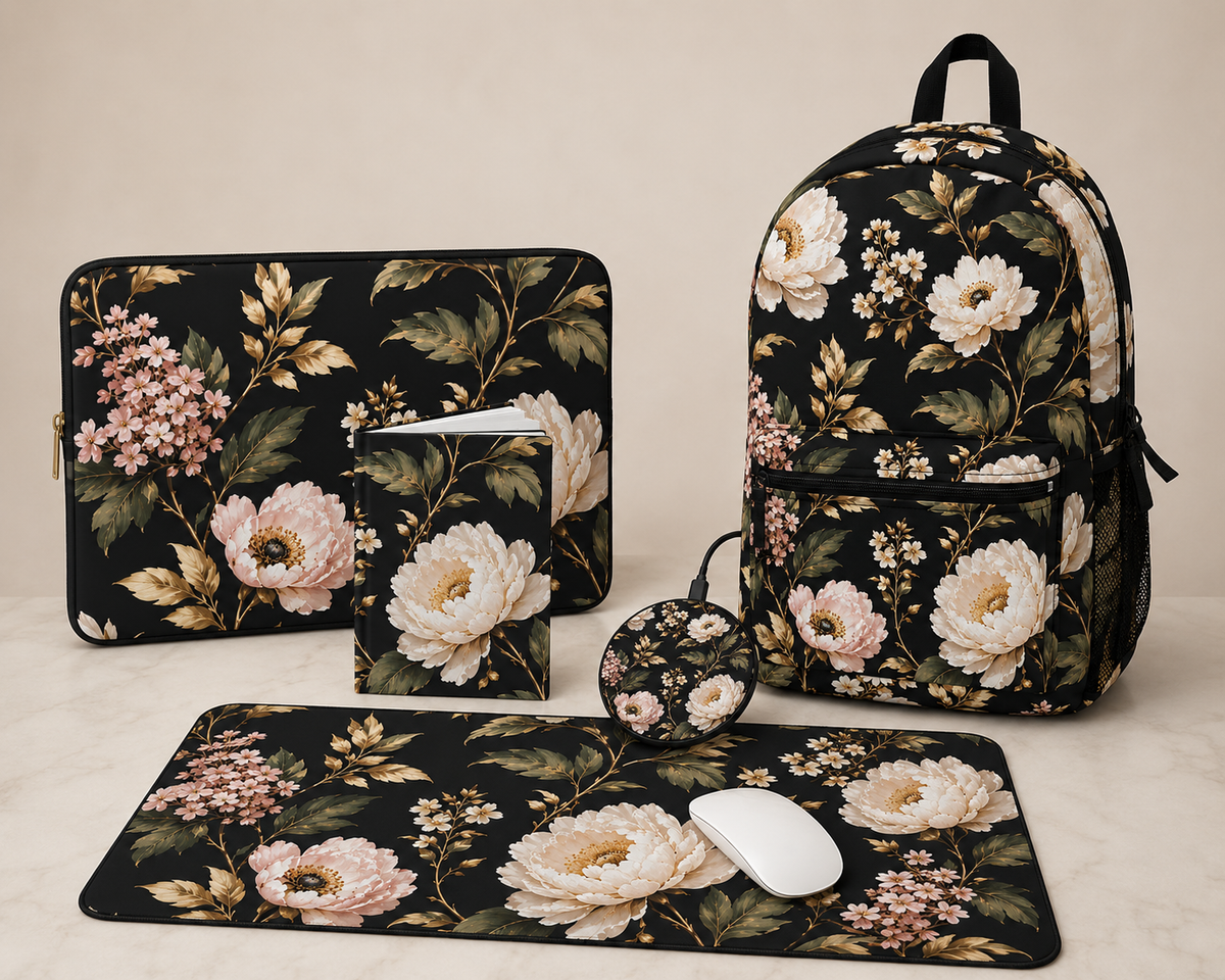 The Bespoke Bambina | Peony Princess | Hardcover Journal