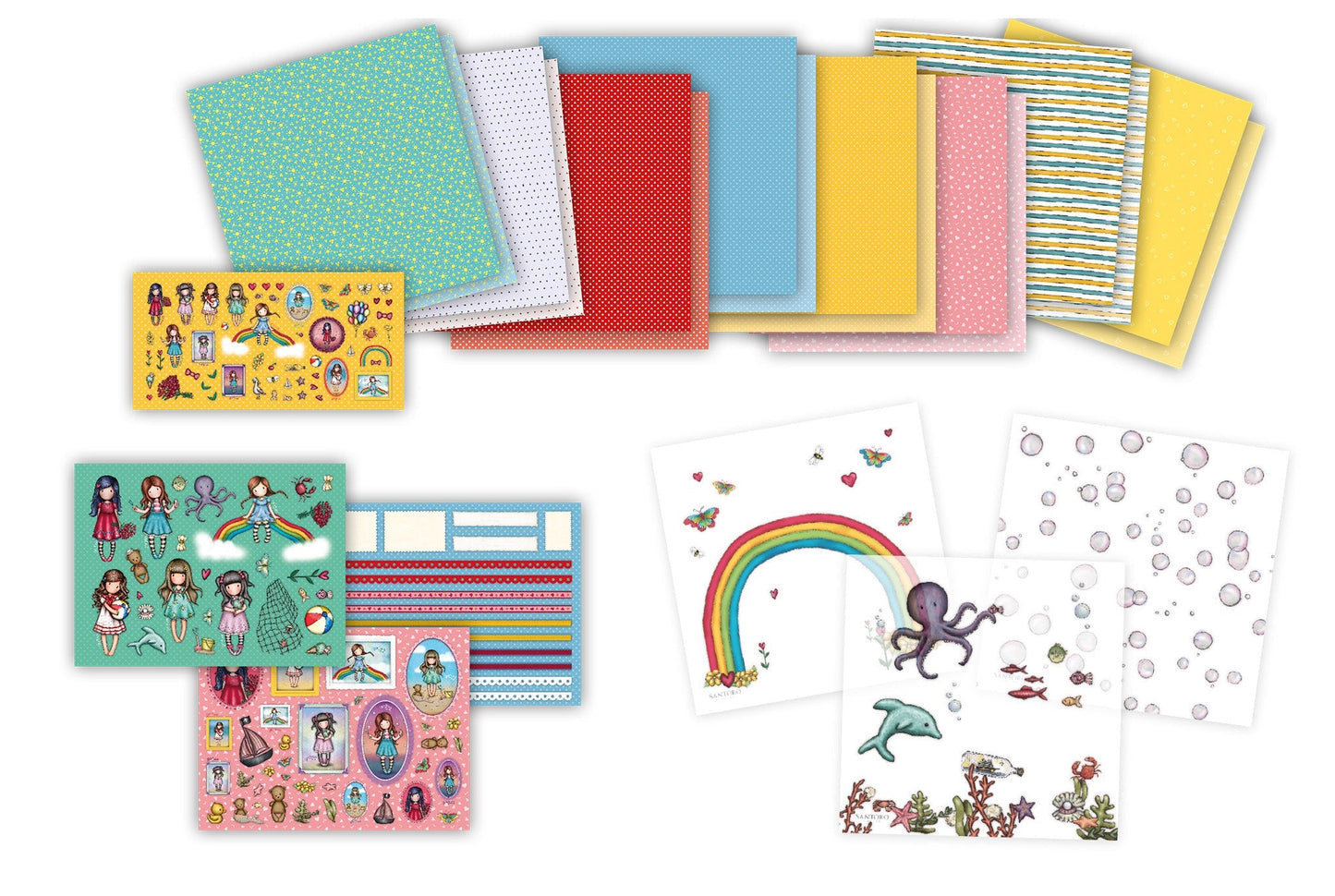 Santoro London | Gorjuss | Stickers & Vellum Essentials 15 Sheets