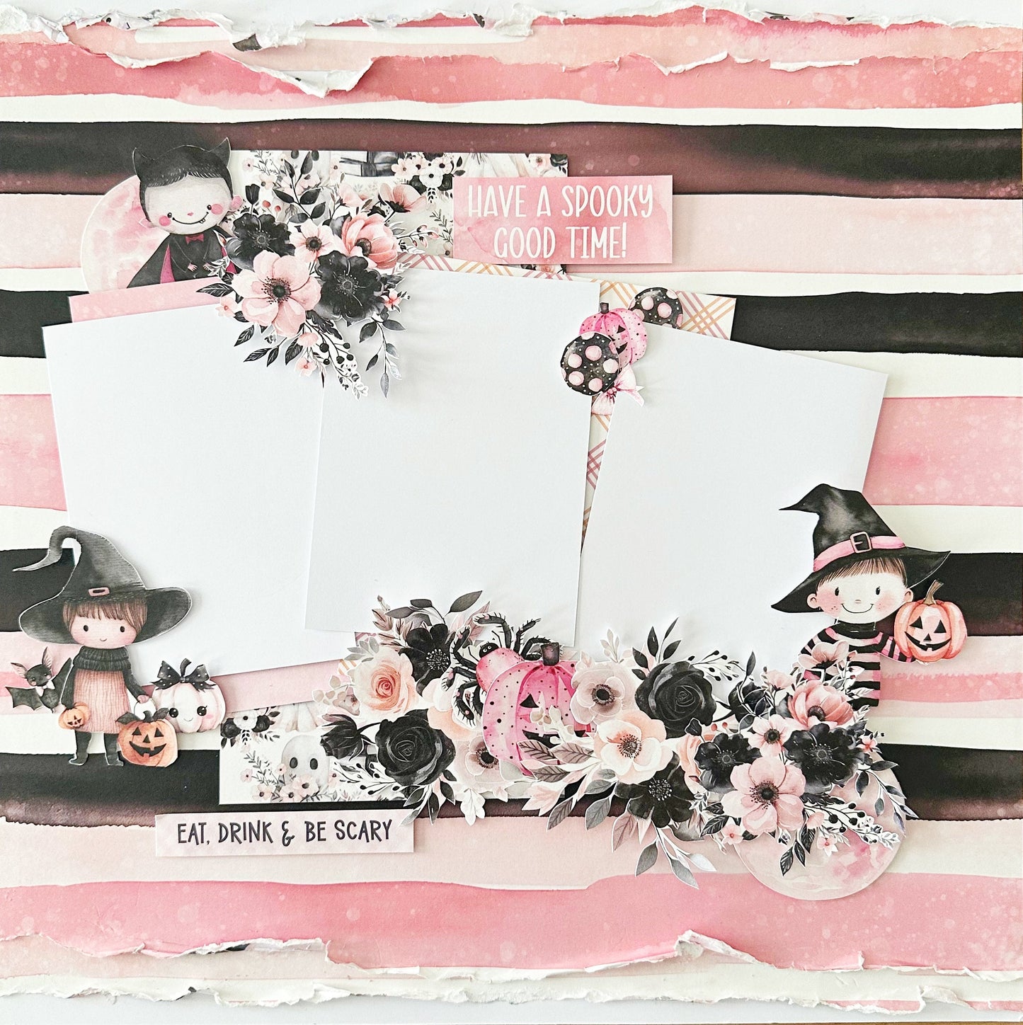 Pink Halloween Cut Aparts Paper Pack 32793