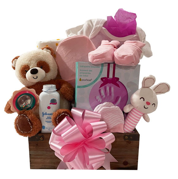 Time For Baby-Girl | Gift Basket