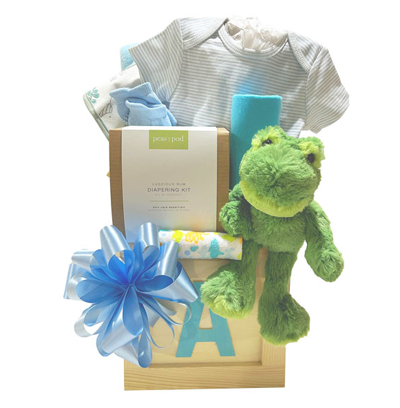 Hello Baby Boy | Gift Basket