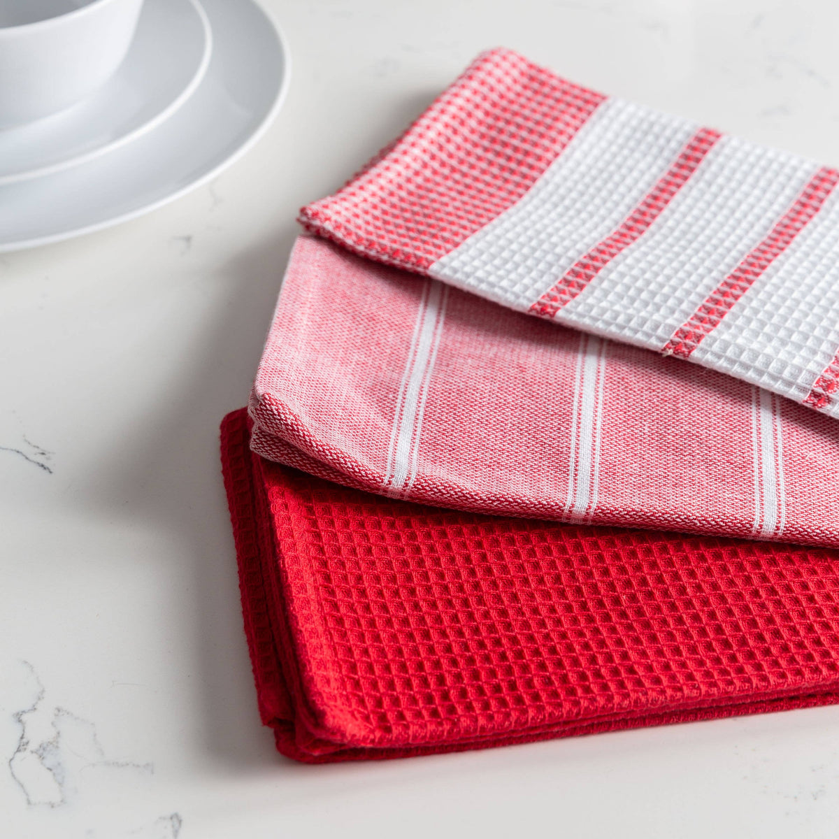 Fabstyles - Fabstyles Fouta Kitchen Towel - Set of 3