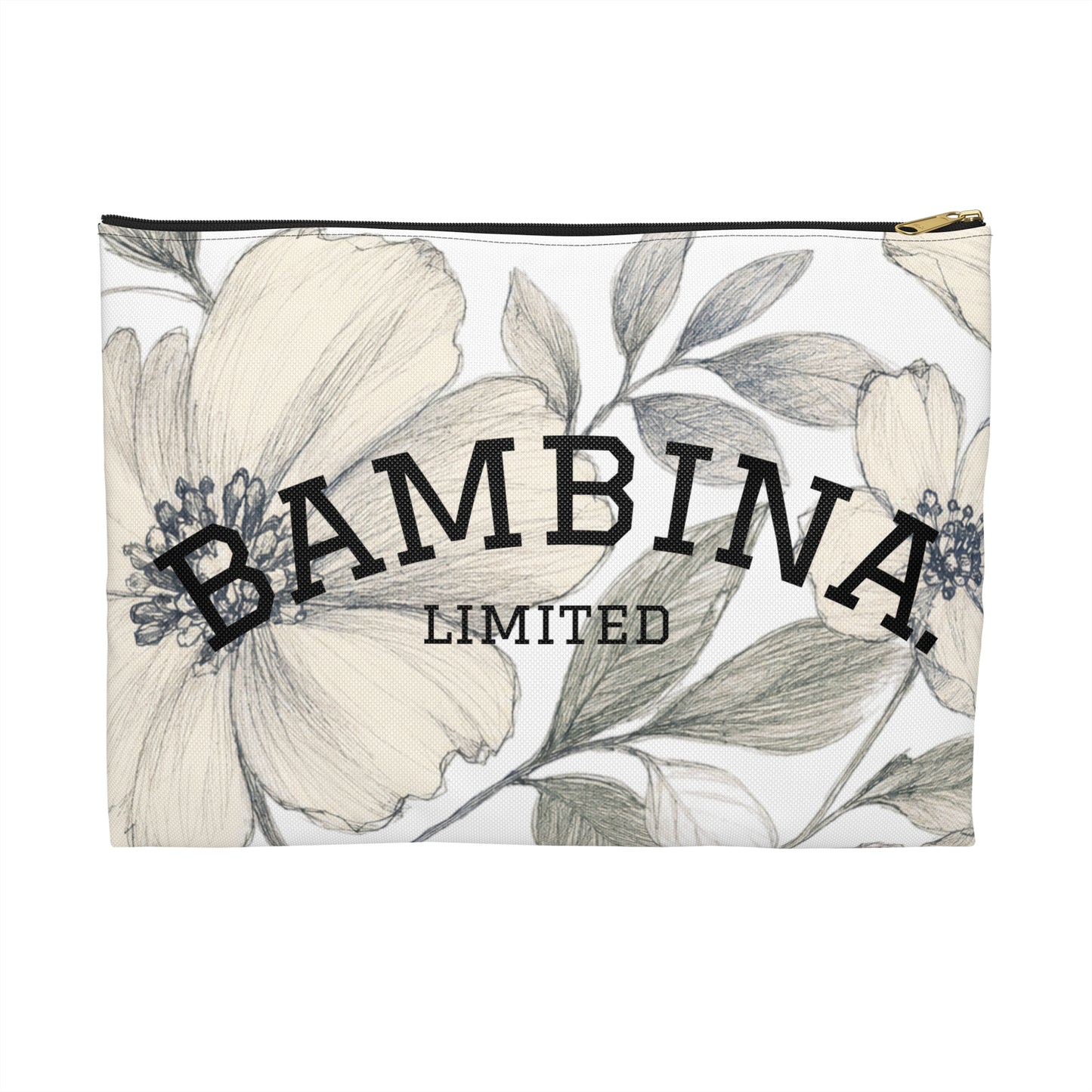 Bespoke Bambina | Gardenia Sketch | Accessory Pouch