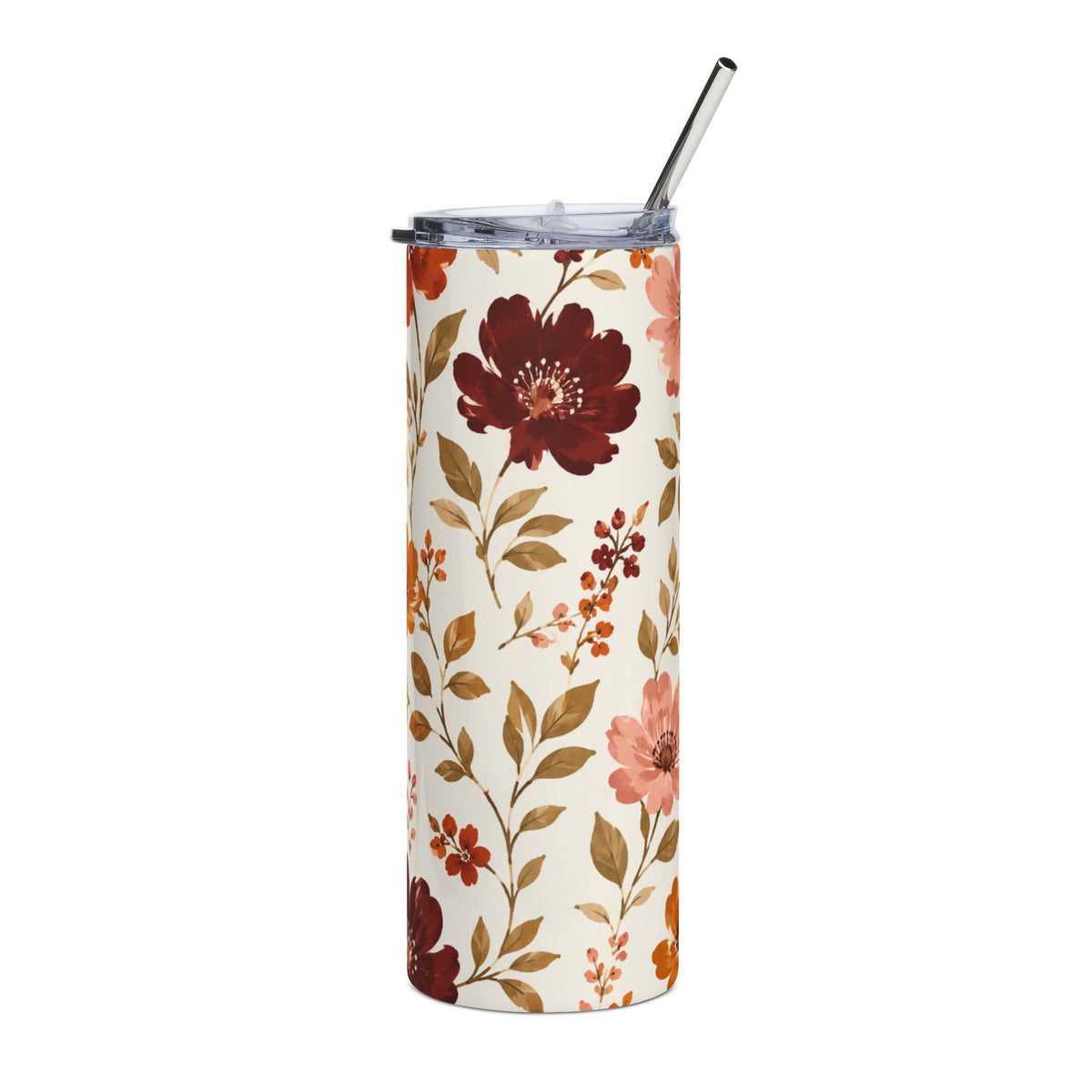 Stainless Steel Tumbler, 20oz | Fall Bloom