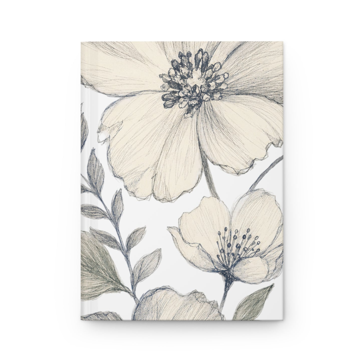 Bespoke Bambina | Gardenia Sketch | Hardcover Journal