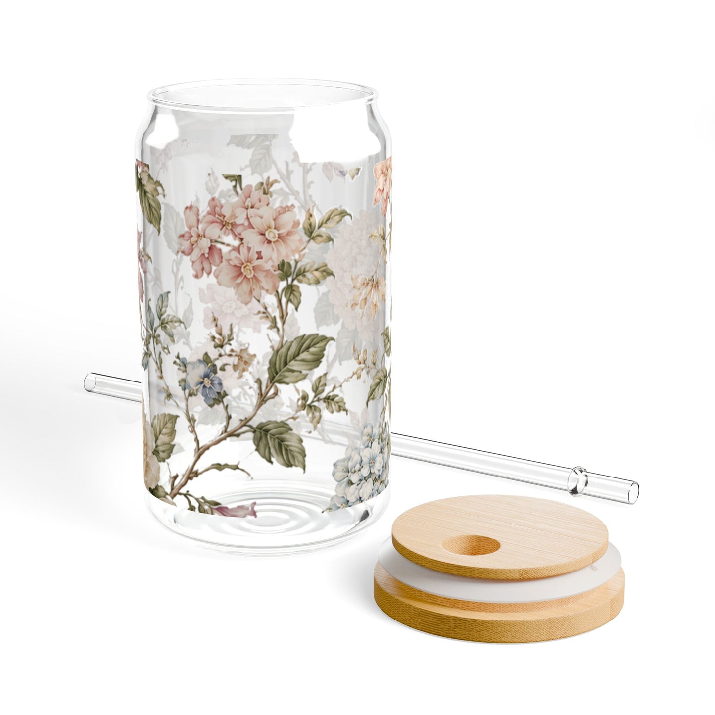 Heirloom Bloom | Sipper Glass, 16oz