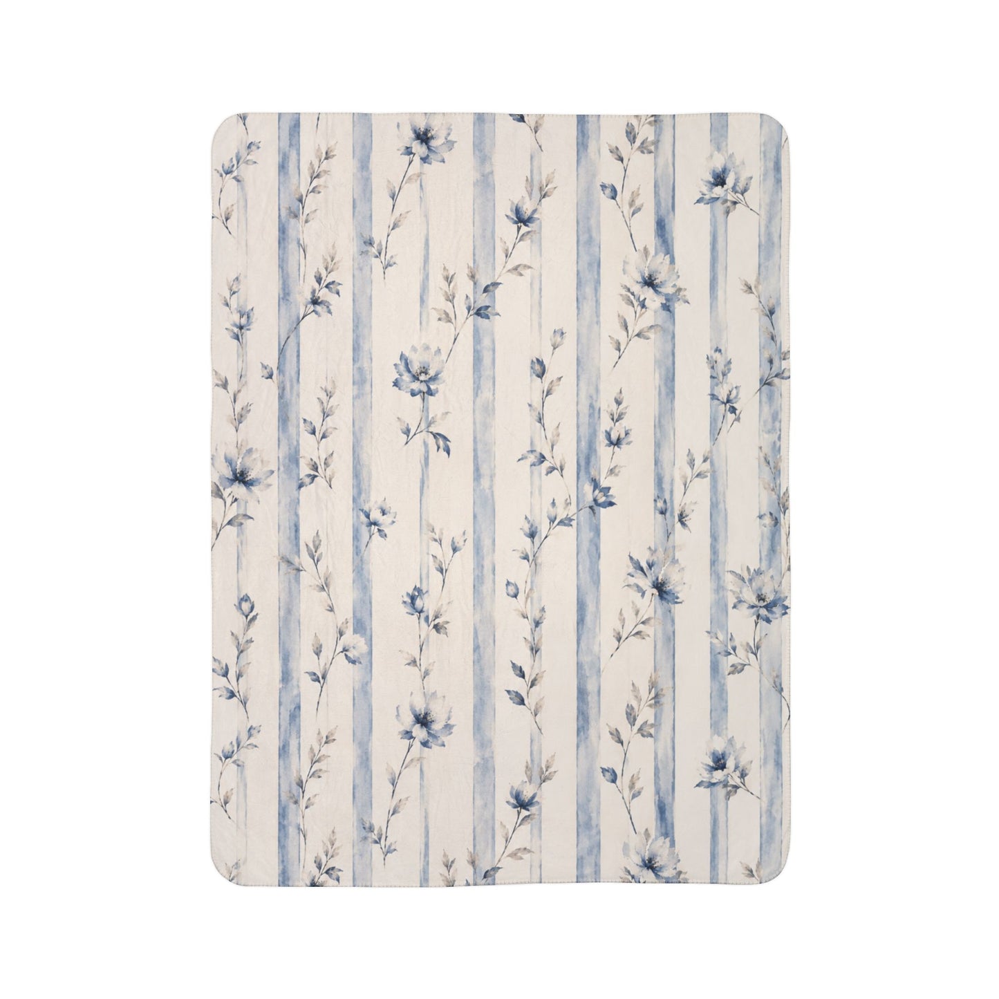 Bespoke Bambina | Tiny Petals | Fleece Sherpa Blanket