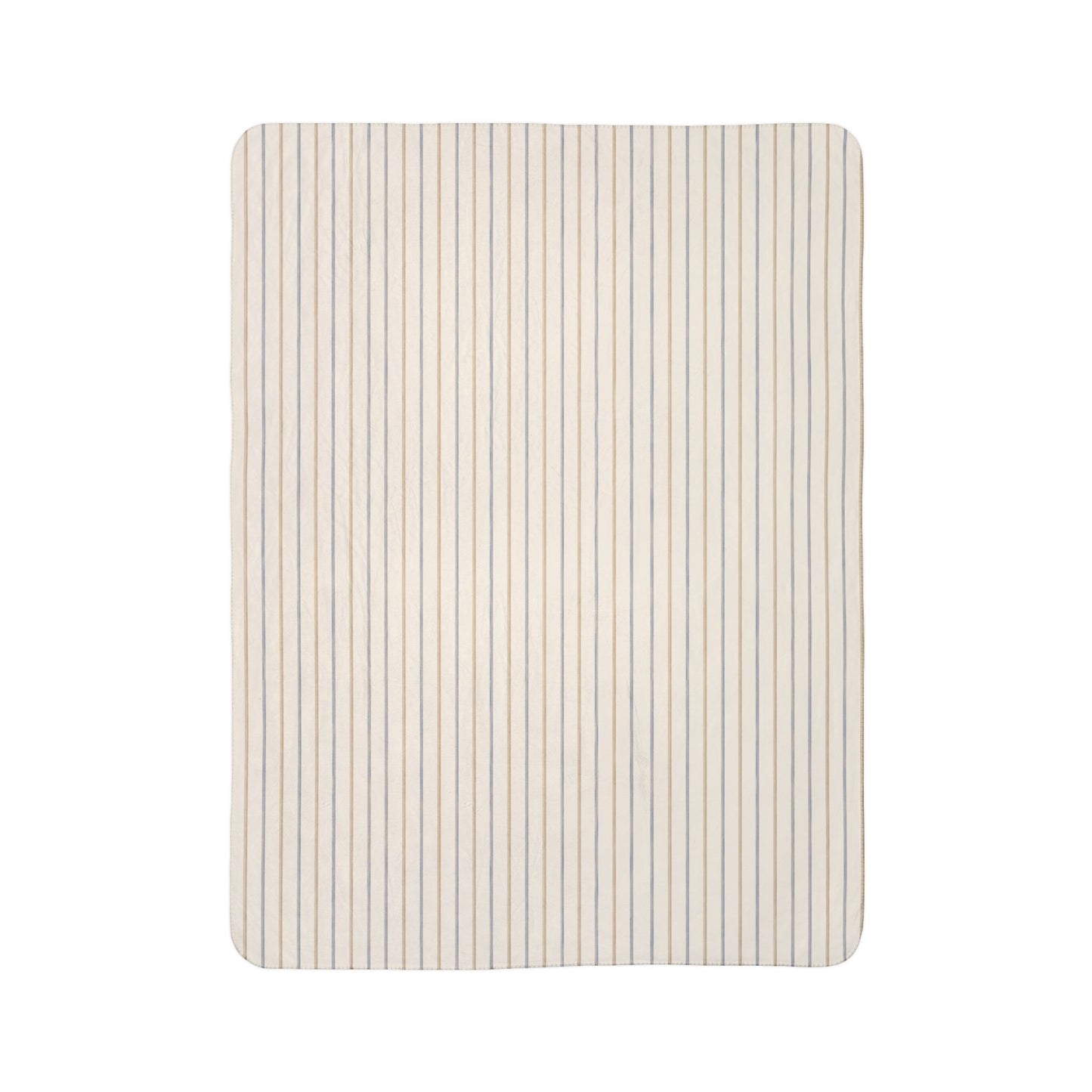 Bespoke Bambina | Stripe Fleece Sherpa Blanket