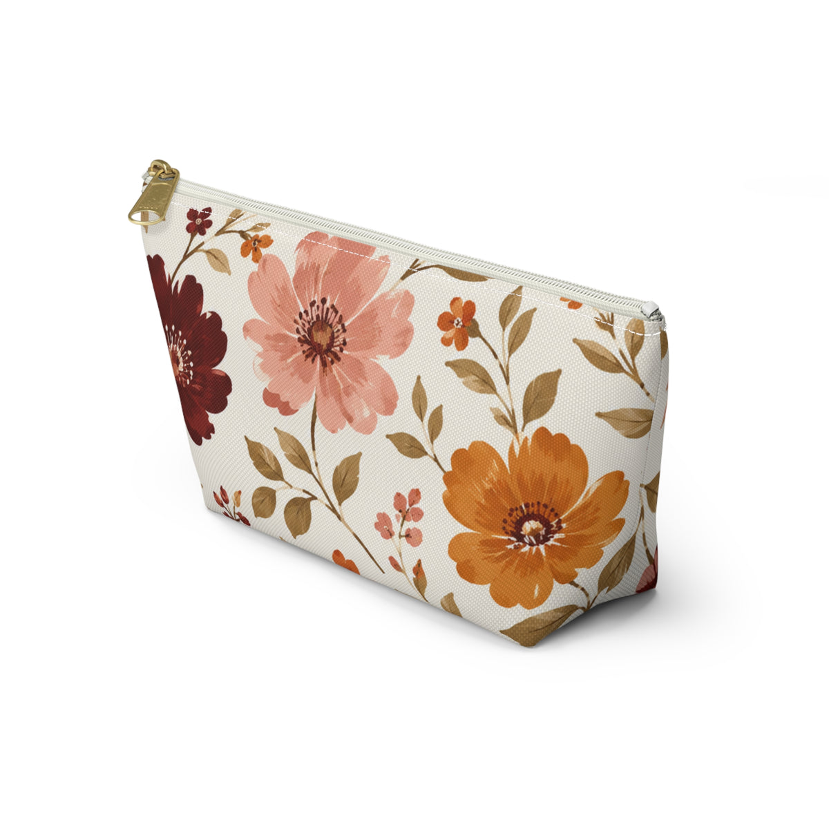 Accessory Pouch w T-bottom| Fall Bloom | The Bespoke Bambina