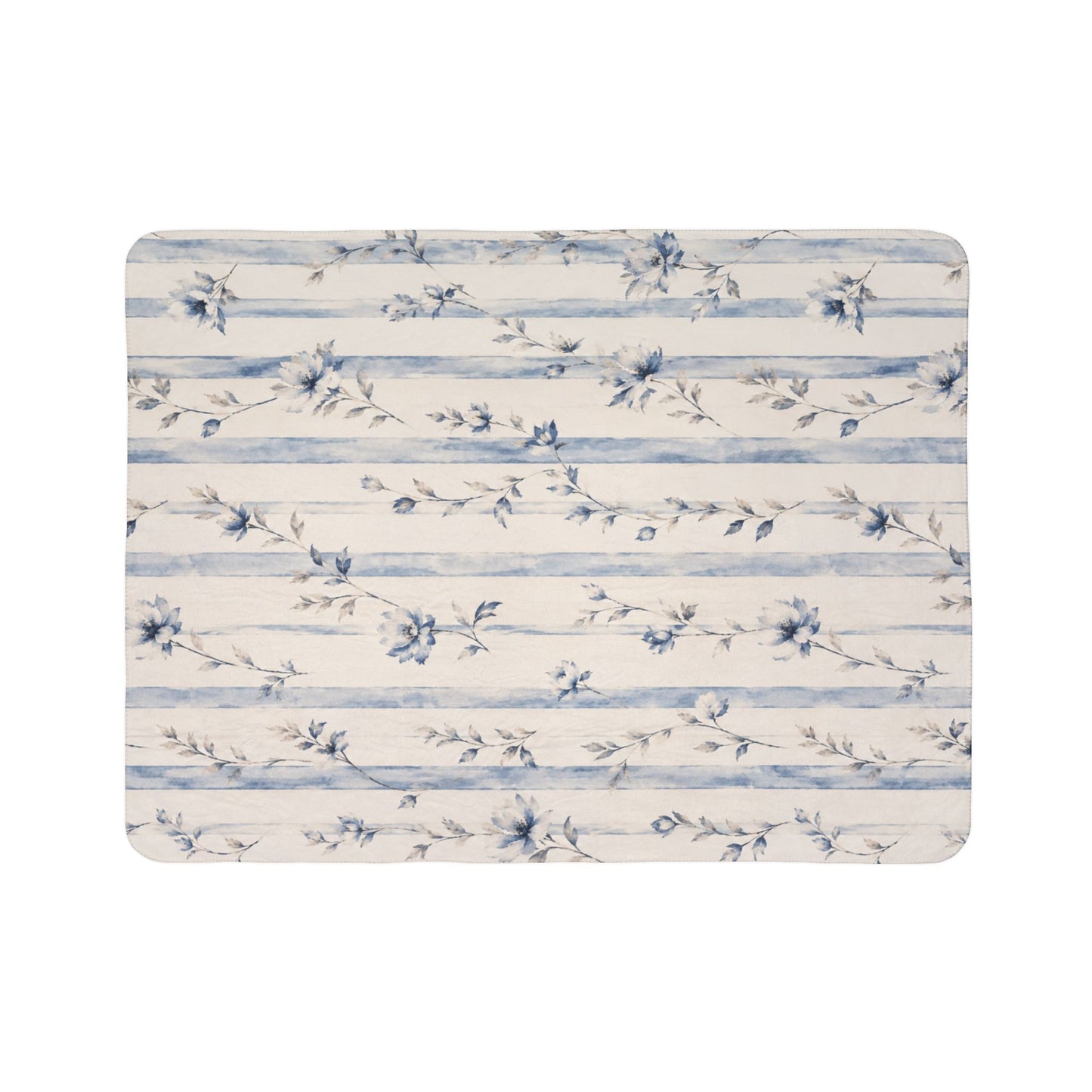 Bespoke Bambina | Tiny Petals | Fleece Sherpa Blanket