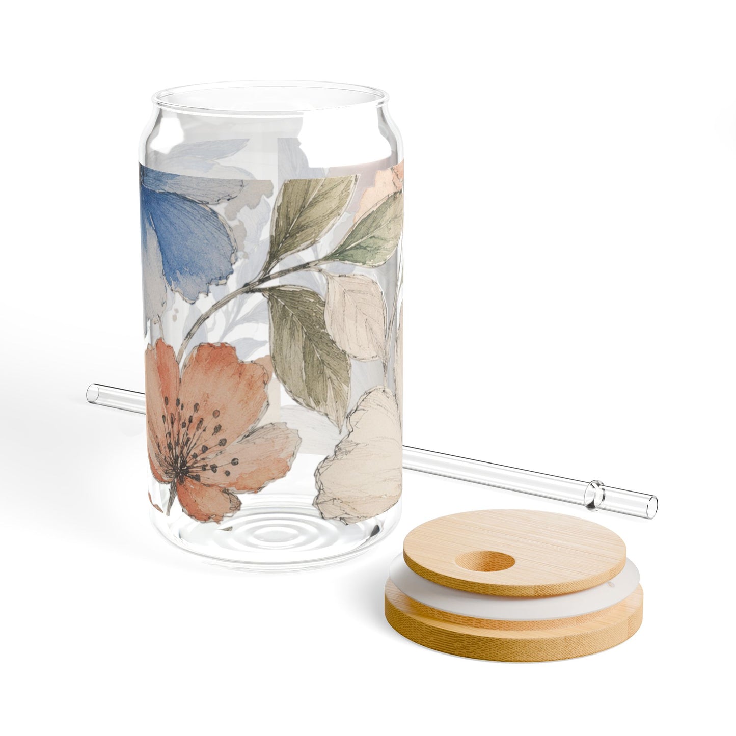 Petal Weave | Sipper Glass, 16oz