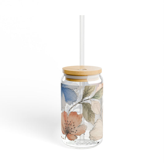 Petal Weave | Sipper Glass, 16oz