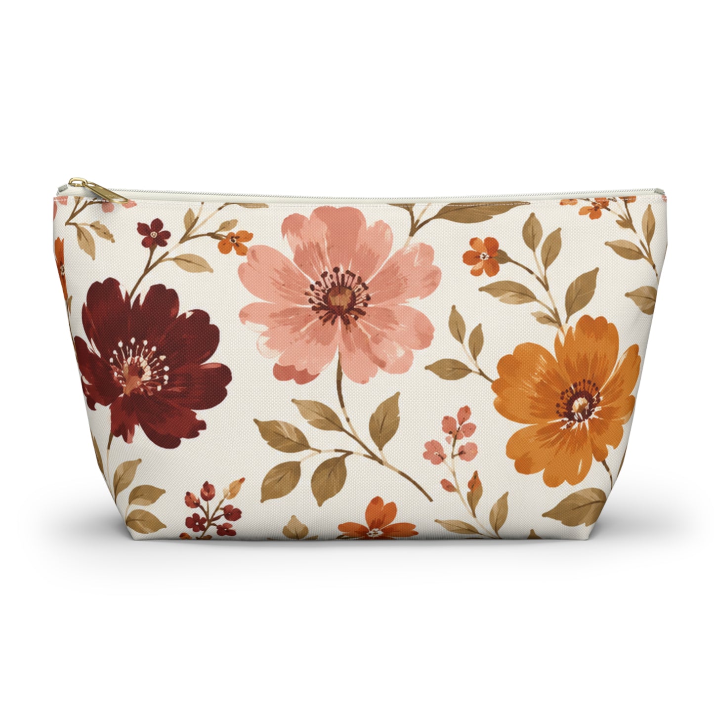 Accessory Pouch w T-bottom| Fall Bloom | The Bespoke Bambina