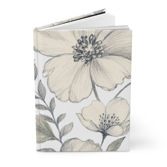 Bespoke Bambina | Gardenia Sketch | Hardcover Journal