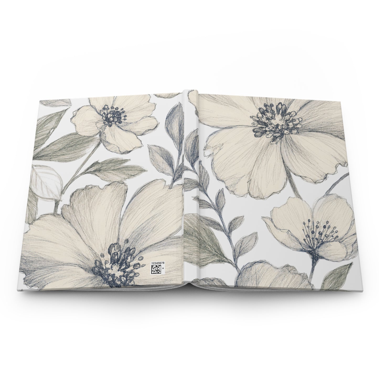 Bespoke Bambina | Gardenia Sketch | Hardcover Journal