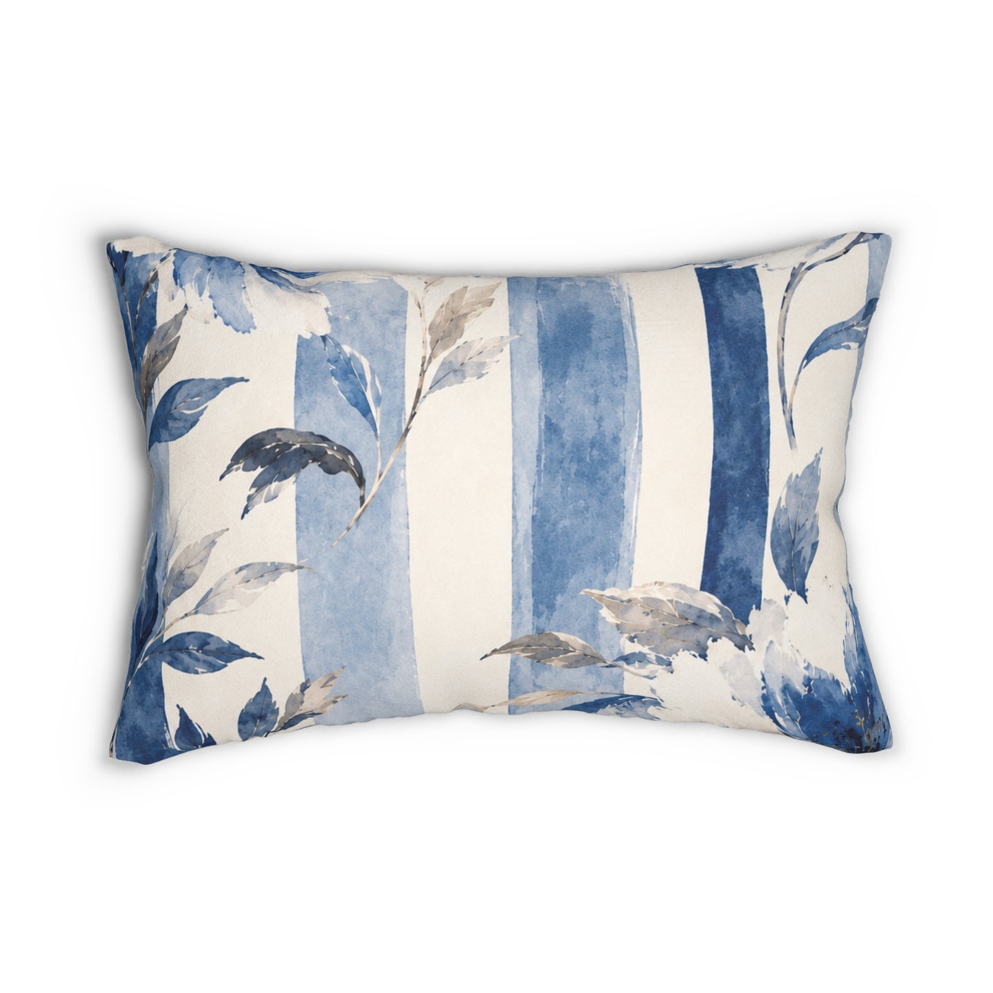 Bespoke Bambina | Azure Bloom | Lumbar Pillow