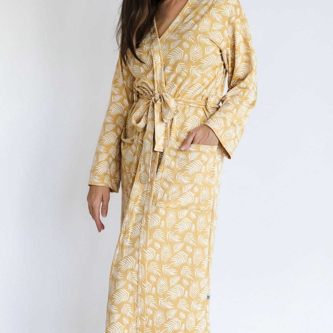 Ladies’ Bamboo Robe | Antique Floral