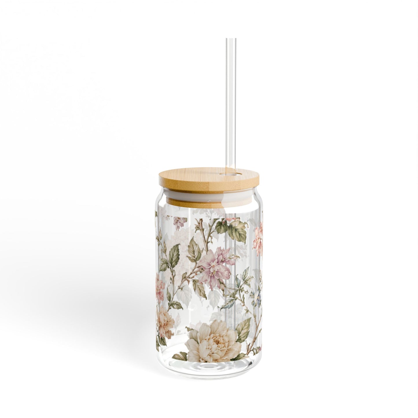 Heirloom Bloom | Sipper Glass, 16oz