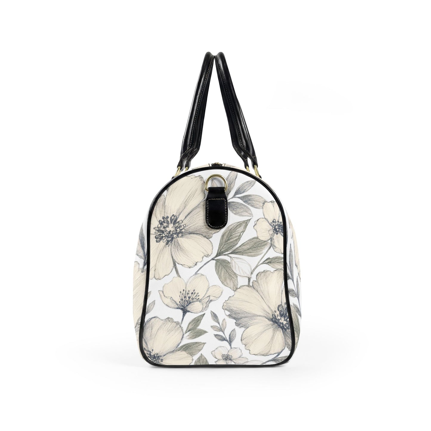 Bespoke Bambina | Gardenia Sketch | Faux Leather Travel Bag