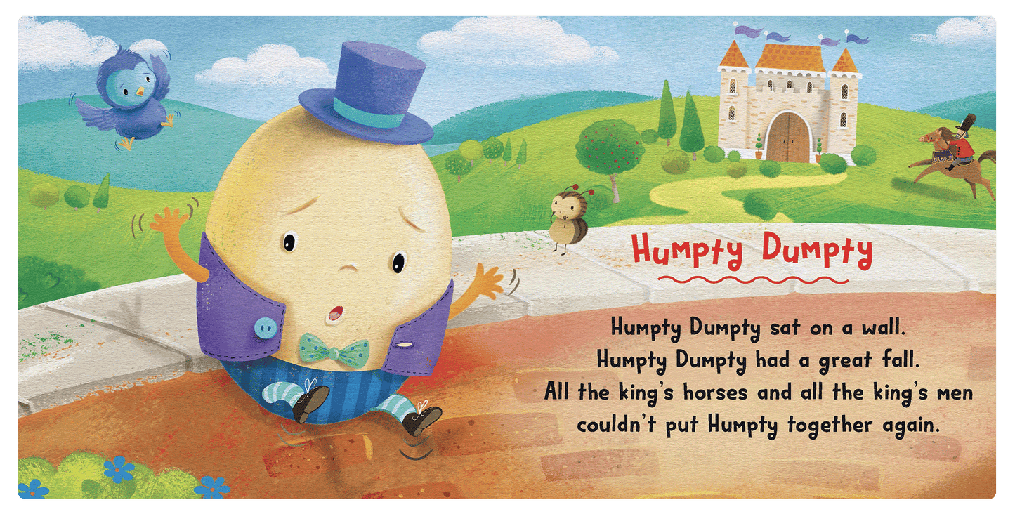 Little Hippo Books - My First Book of Nursery Rhymes- Children's Padded Board Book