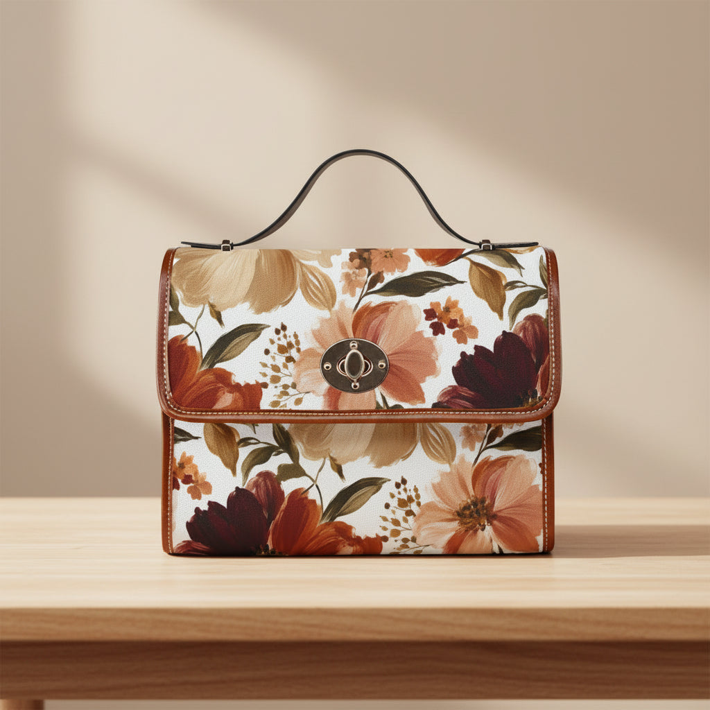 Waterproof Canvas Bag | Rosewood Dream | The Bespoke Bambina