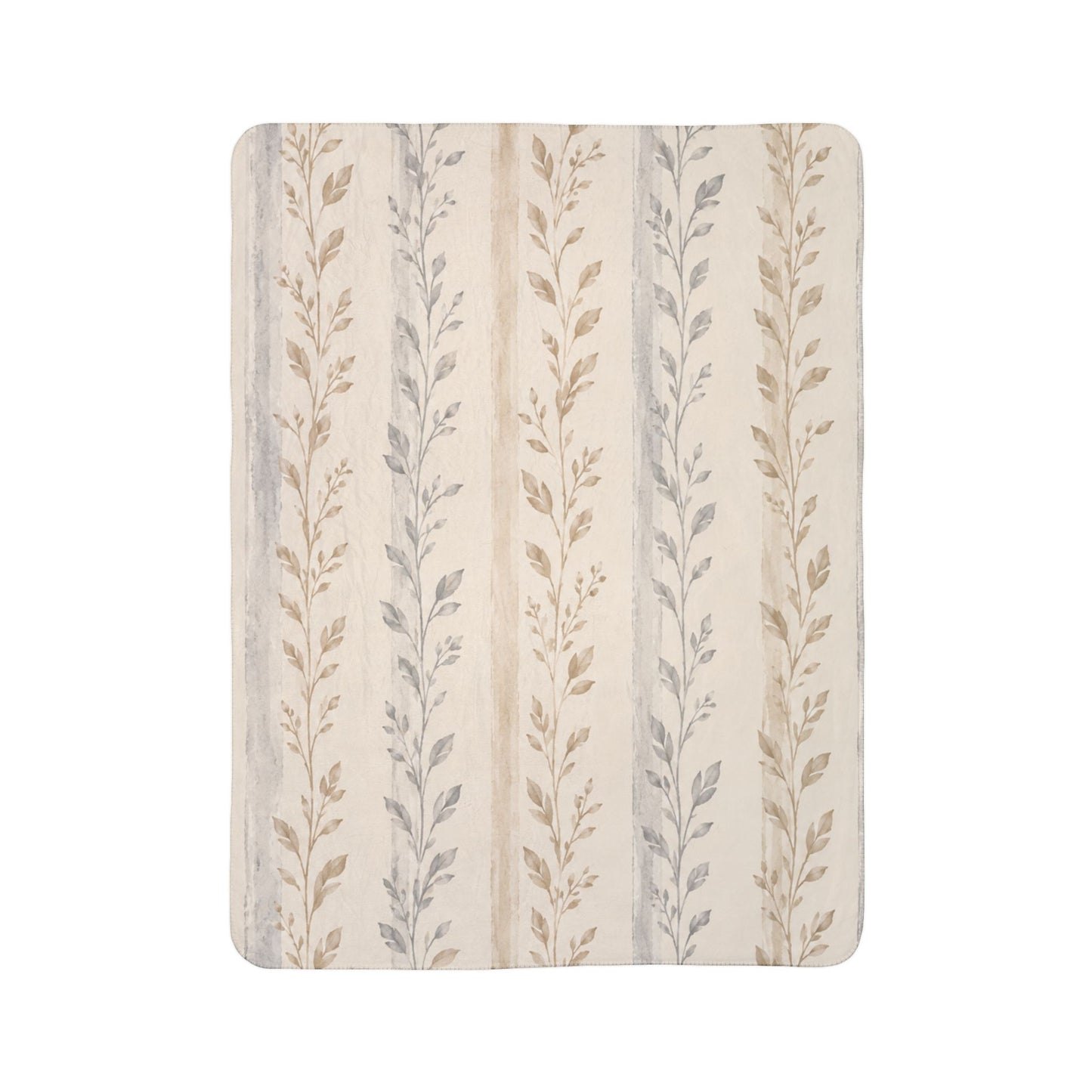 Bespoke Bambina | Soft Botanical | Fleece Sherpa Blanket