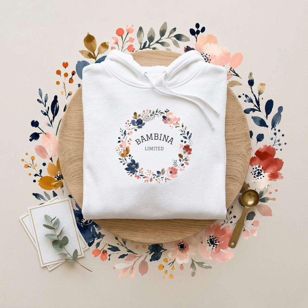 The Bespoke Bambina | Orchid Ink | Women's Casual Floral Pullover