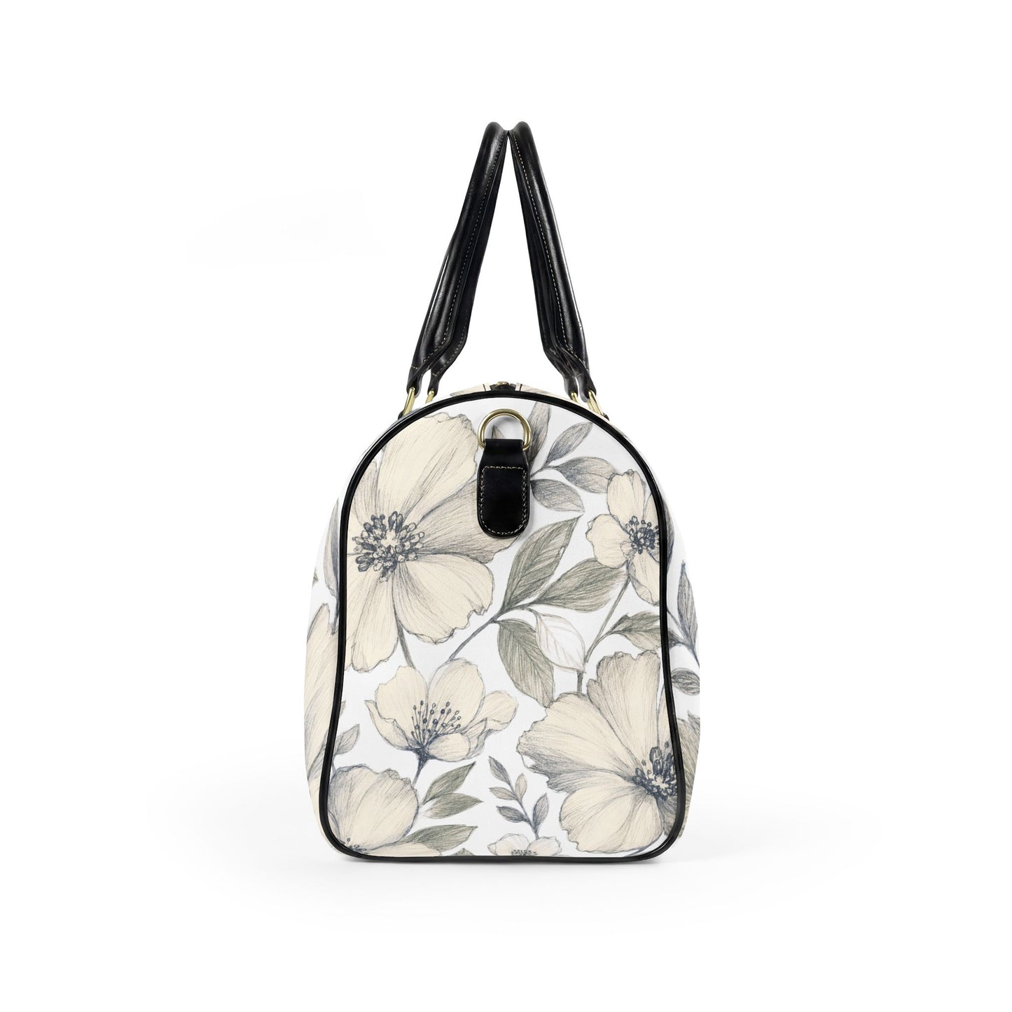 Bespoke Bambina | Gardenia Sketch | Faux Leather Travel Bag