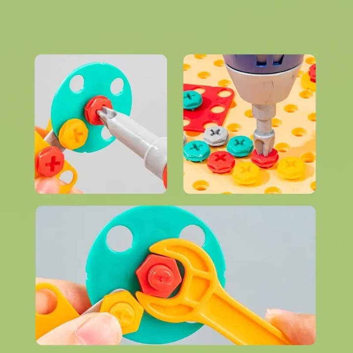VIGOR - Play Toolbox Bear with Drill