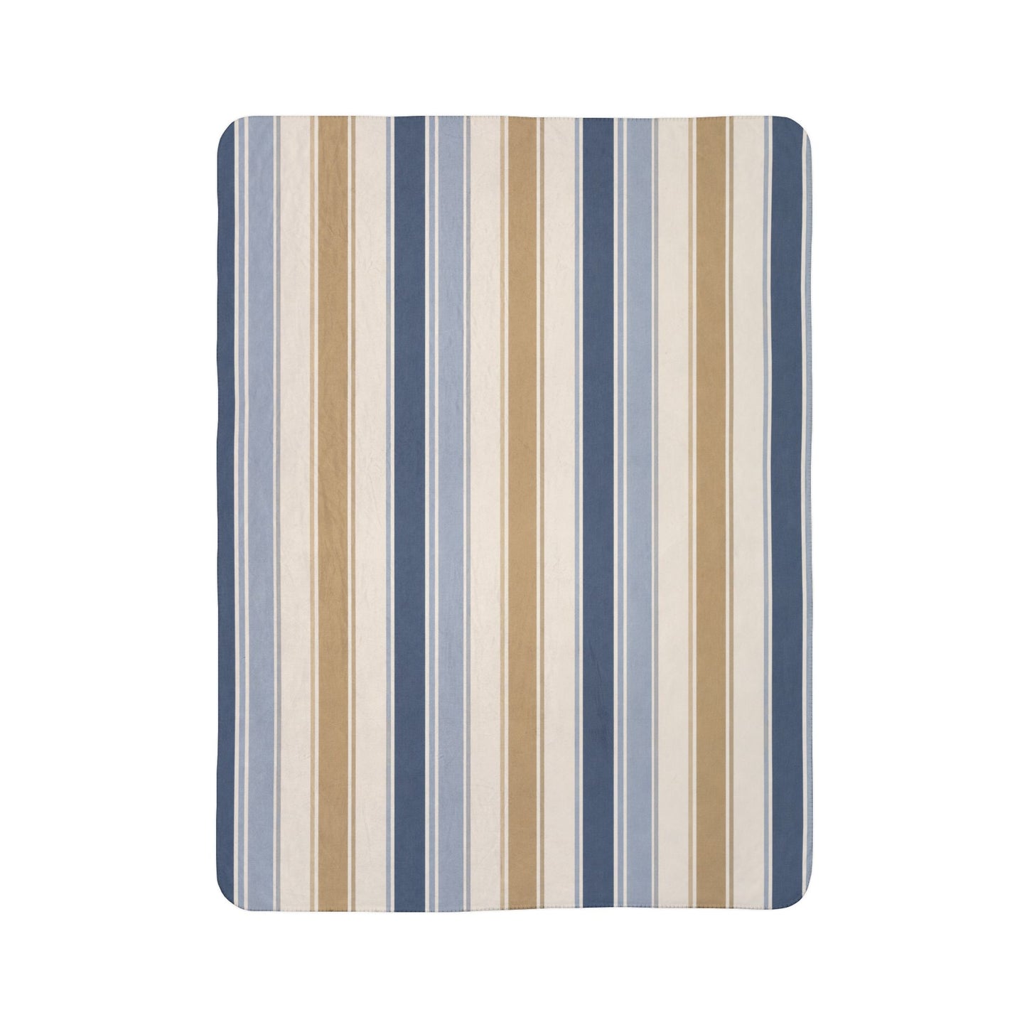 Bespoke Bambina | Bold Stripe | Fleece Sherpa Blanket