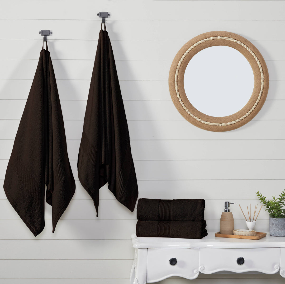 4 Piece Bath Towel Set