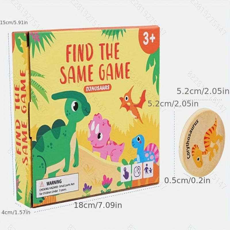 Memory matching game - Dinosaurs