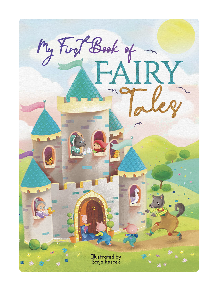 Little Hippo Books - My First Book of Fairy Tales- Children's Padded Board Book