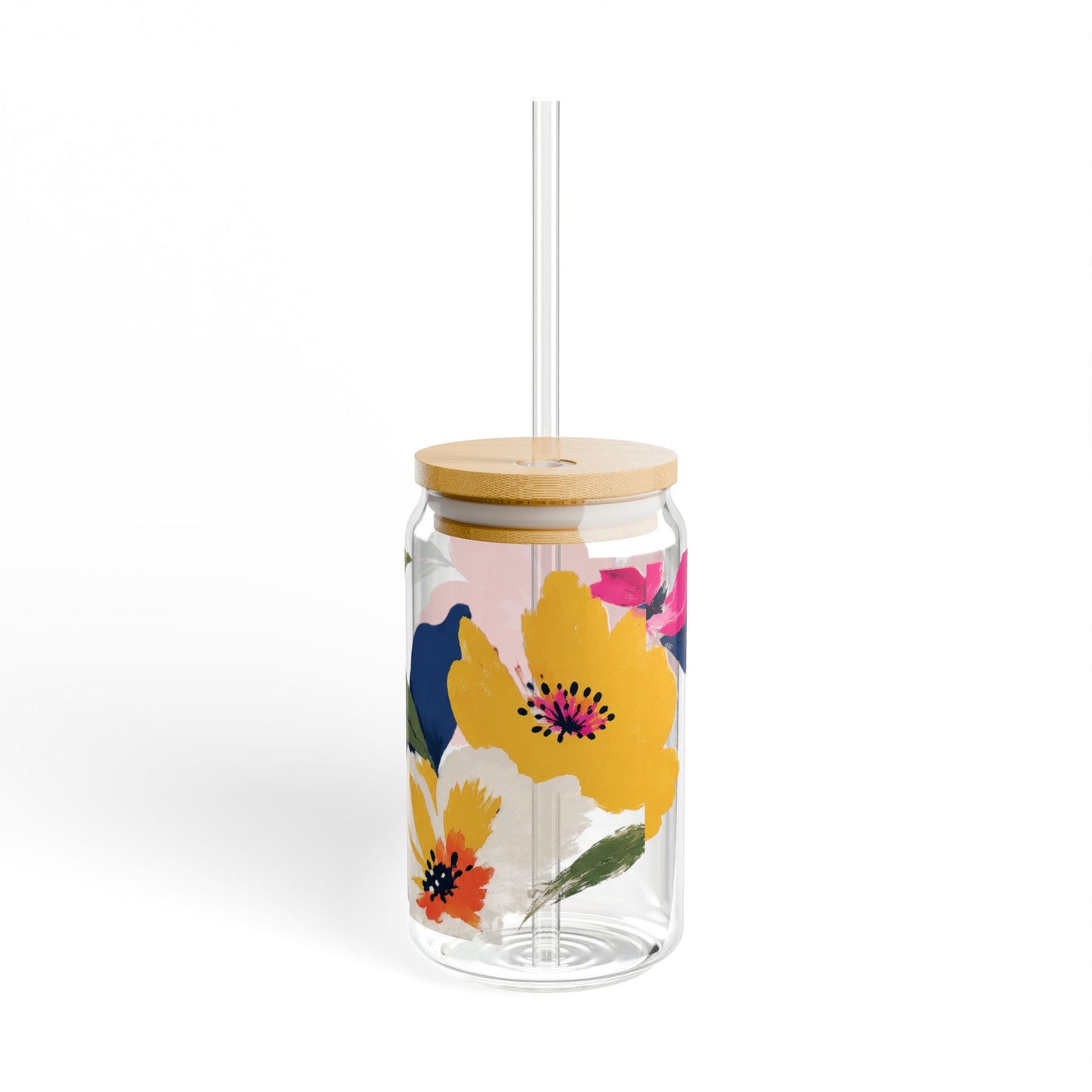 Wildflower Weave | Sipper Glass, 16oz