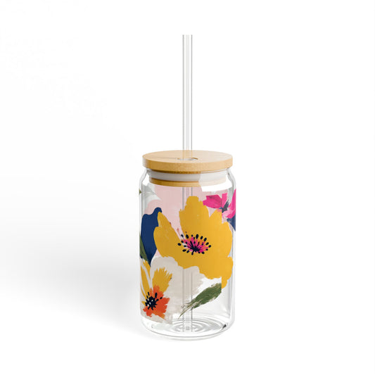 Wildflower Weave | Sipper Glass, 16oz