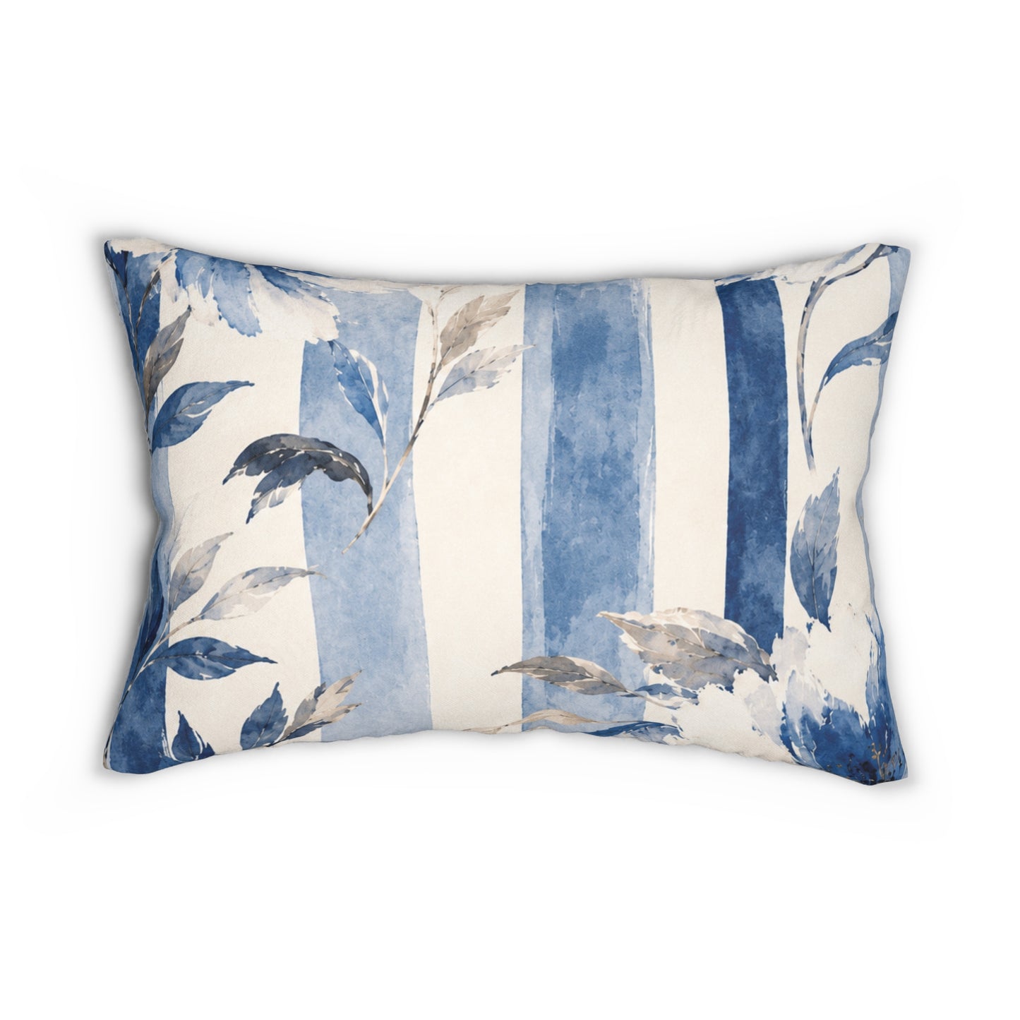 Bespoke Bambina | Azure Bloom | Lumbar Pillow