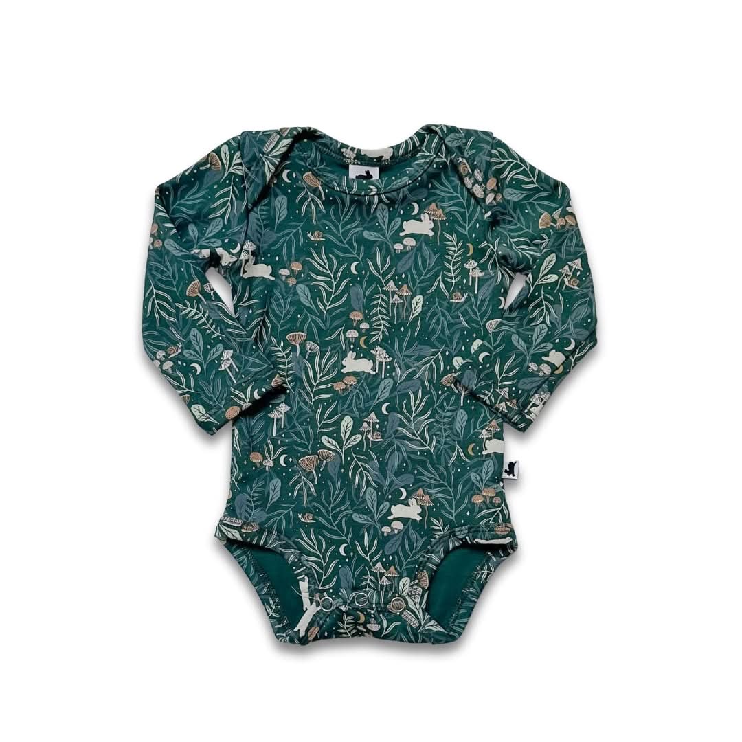 Bamboo Baby Long-Sleeved Onesie | Celestial Floral