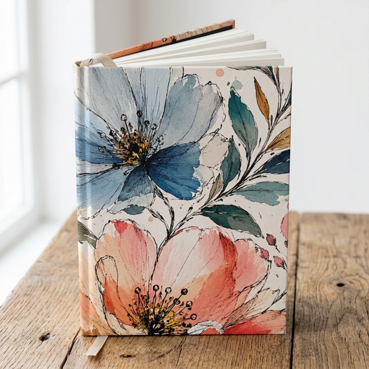 The Bambina | Botanical Hues | Hardcover Journal