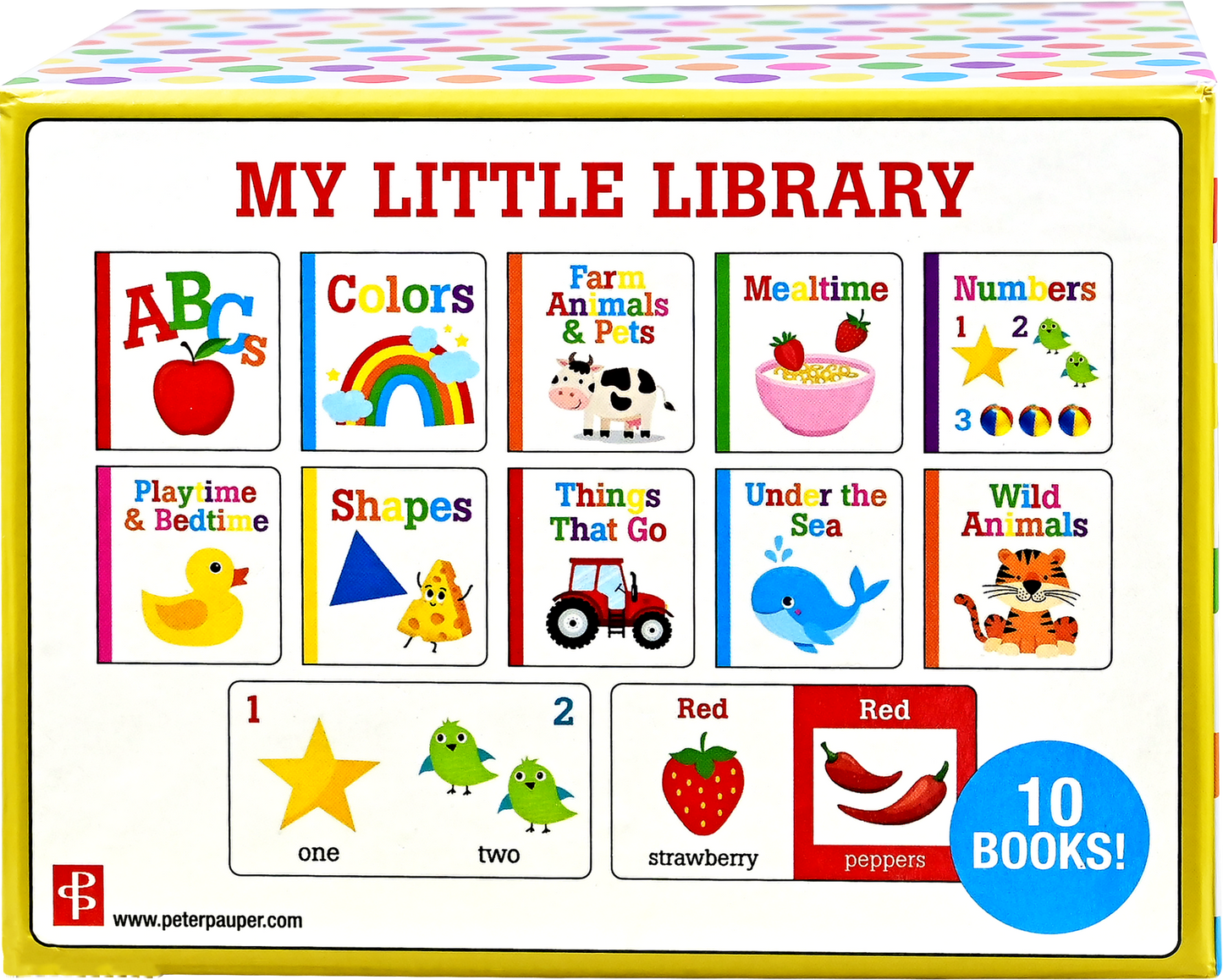 Peter Pauper Press - My Little Library (Set of 10 Board Books)