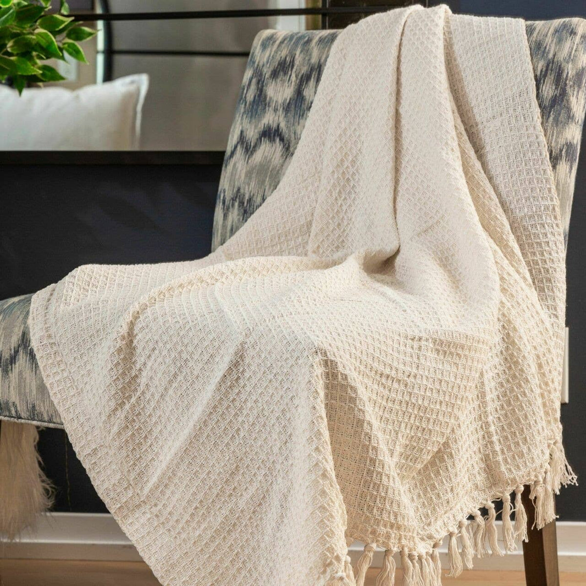 Fabstyles - Fabstyles Honeycomb High Quality Cotton Throw