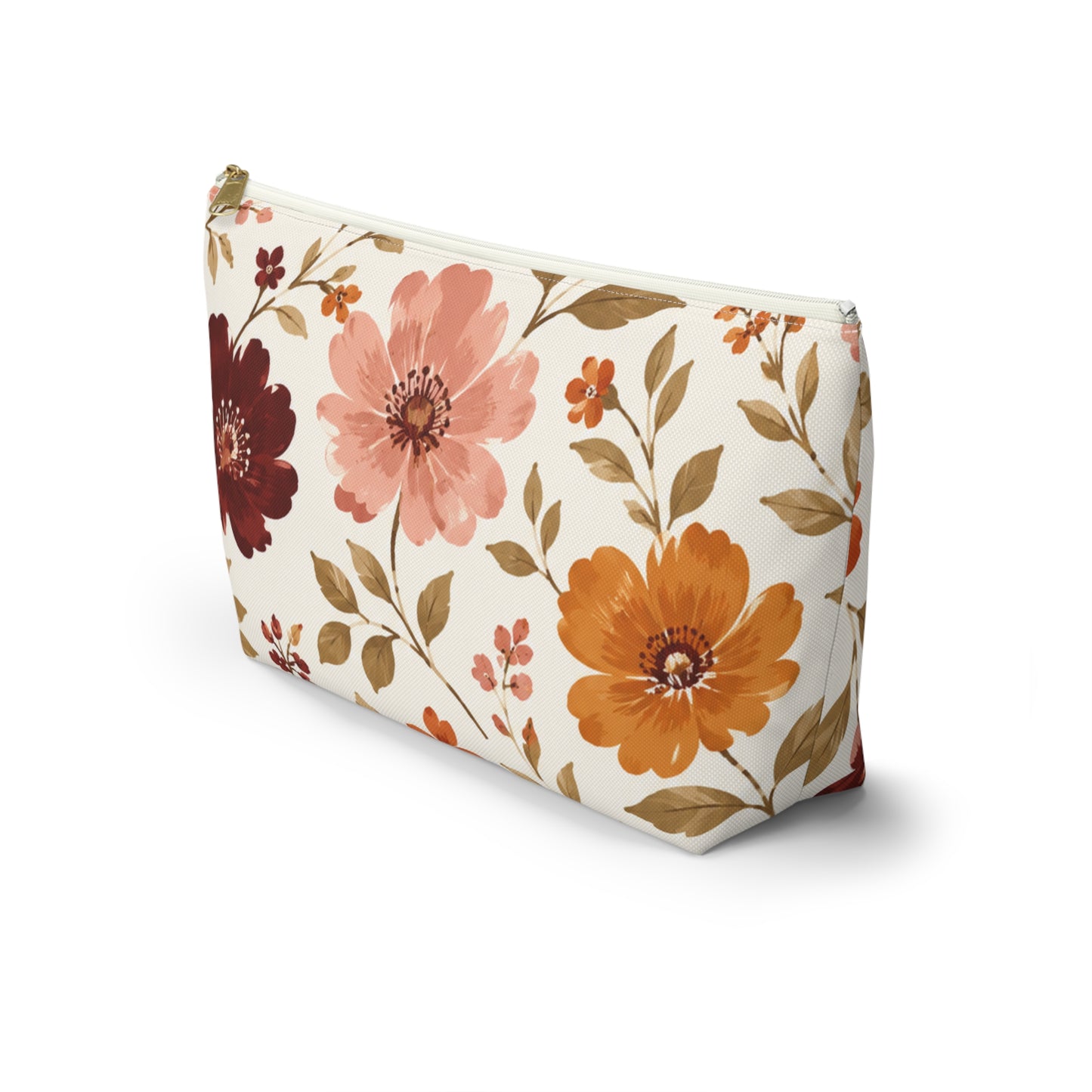 Accessory Pouch w T-bottom| Fall Bloom | The Bespoke Bambina